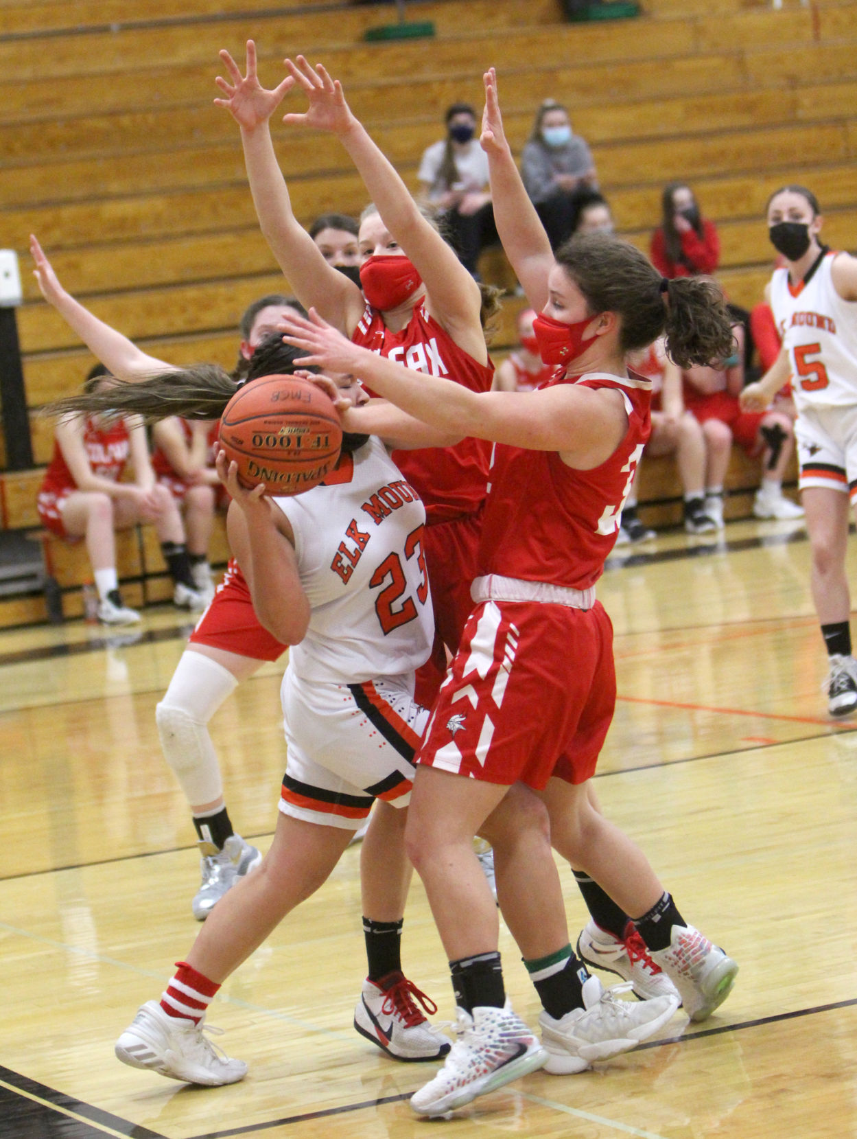 Colfax at Elk Mound girls basketball 1-25-21